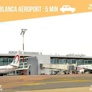  Appartamento Airport Casablanca Free Wifi Modern Confort Calme Marocco